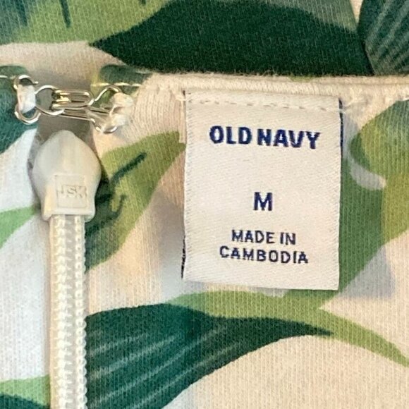 🔥 3/$15 🔥Old Navy Sleeveless Sheath Dress Tropical Summer Vacation Resort M - Picture 5 of 6